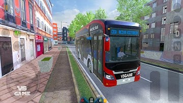 Bus Simulator 2023 - ELECTRIC MAN Bus Driving in Madrid - Gameplay