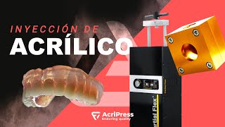 Inyección de acrílico (Acripress®) #acrilicos #dental