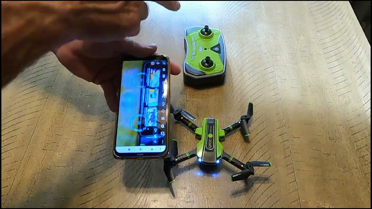 how to setup your Q10C MINI FOLDING CAMERA DRONE for the first flight