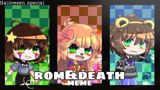 rom and death meme|[fnaf]| Halloween special