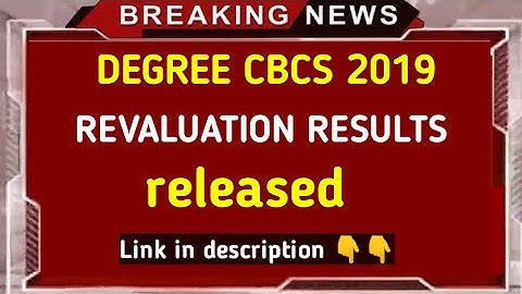 ou degree ug revaluation results 2019|ou 6 semester revaluation results|bhuwan tv