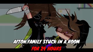 [FNaF] Afton  Family Stuck In A Room For 24 Hours | The reunion | Gacha Club | New AU