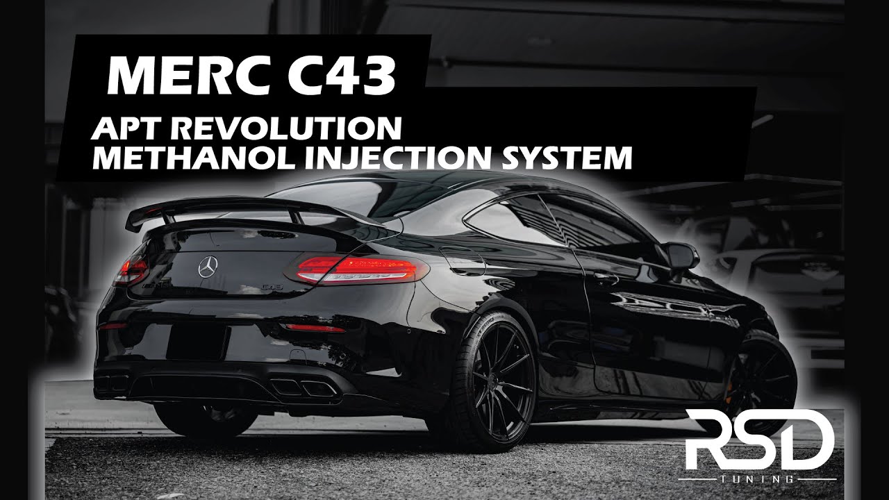 STAGE 2 MERCEDES-BENZ C43 INSTALLED APT METHANOL INJECTION SYSTEM - YouTube