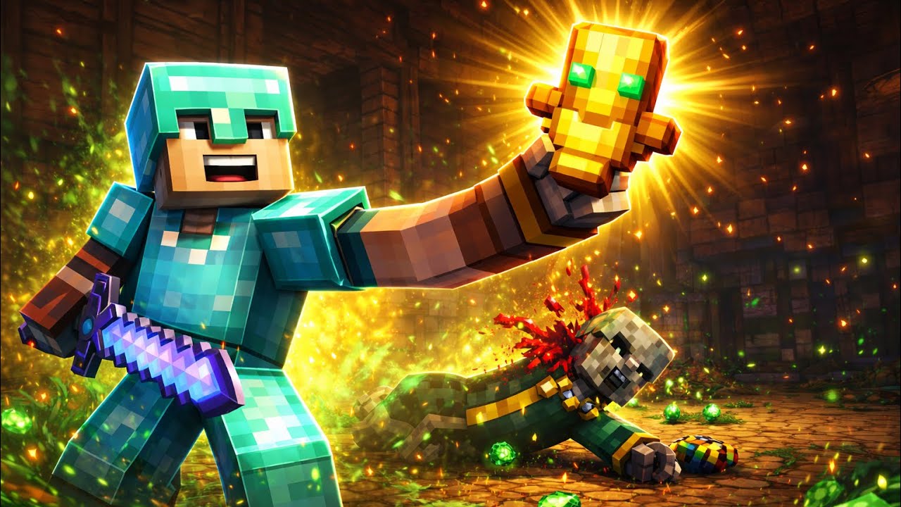 We Finally Got Our FIRST TOTEM in MINECRAFT!!