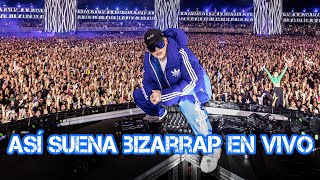 Así suenan las sessions de #Bizarrap en vivo 🔥 #bzrp