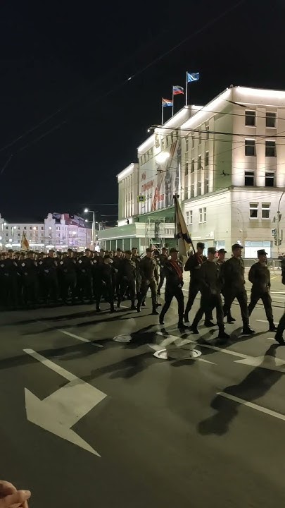 Калининград, репетиция Парада Победы в ВОВ 2024 - YouTube