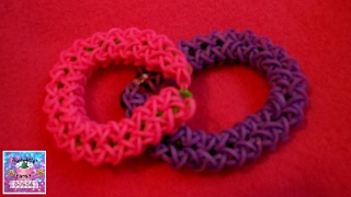 Rainbow Loom Double Chain ZigZag Bracelet (Hook Only)