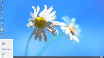 Windows 8: Start Menu (Quick Launch Menu)