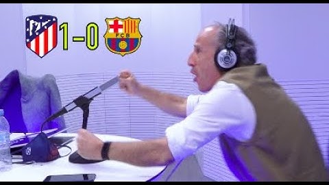 LOCURA de PETÓN con el Atleti 1-0 Barcelona | Reacción en Tiempo de Juego COPE