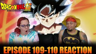 GOKU GOES ULTRA INSTINCT! - JULIE'S FIRST TIME DRAGON BALL SUPER EPISODE 109-110: REACTION VIDEO