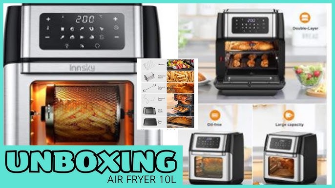 Buy Innsky 10.6 Quart Air Fryer Oven with Rotisserie & Dehydrator
