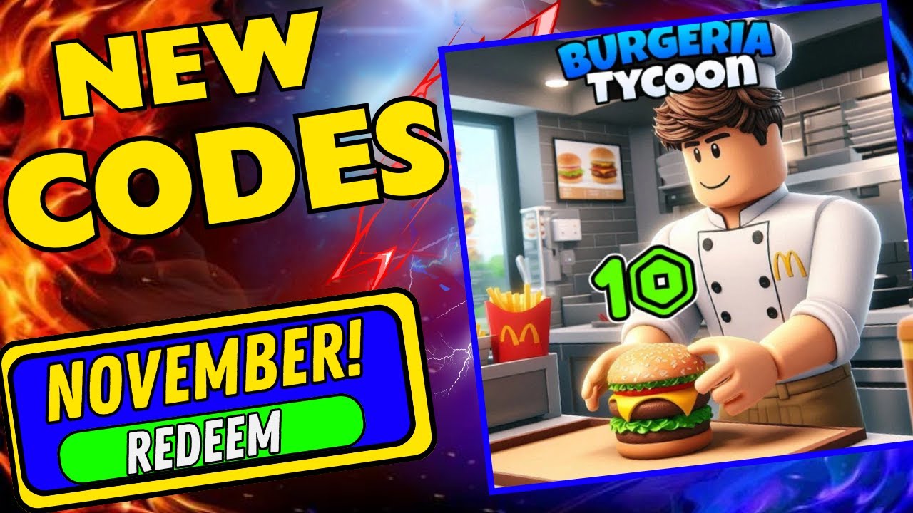 NEW CODES ROBLOX Burgeria Tycoon CODES 2024 | Burgeria Tycoon CODES | Burgeria Tycoon