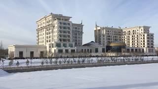 Astana Kazakhstan Winter 4K