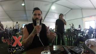 John Cooper from Skillet talking with The Morning After at Rock On The Range 2017