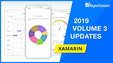 Syncfusion Xamarin Updates—2019 Volume 3