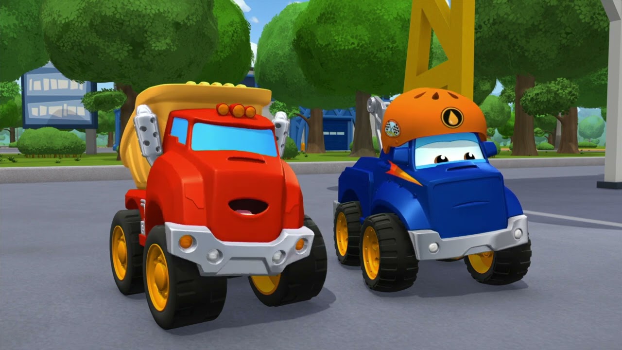 Learn with Chuck & Friends | Chuck Backs Up/Speed Indeed | COMPILATION | Cartoon for Kids