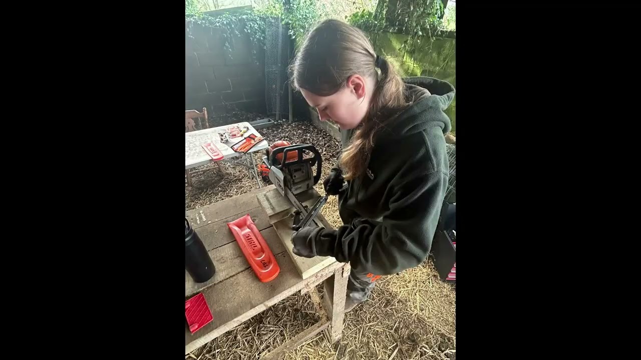 Chainsaw Cross Cut & Maintenance course up near Dartmoor in Devon earlier this week...