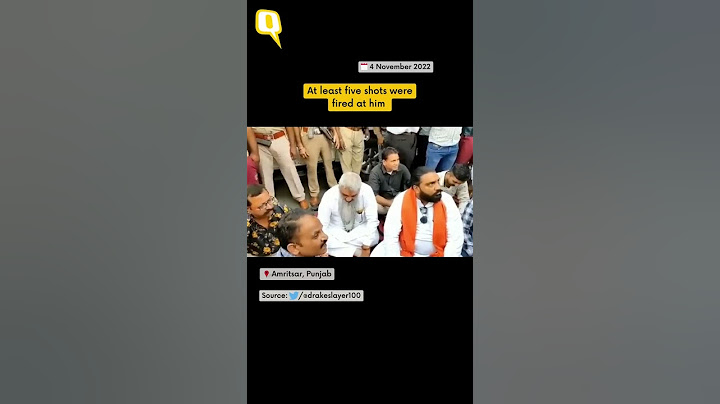 Shiv Sena Leader Sudhir Suri Shot Dead On a Busy Street In Amritsar | #shorts