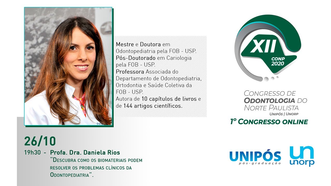 26/10 às 19h - XII CONP - Profa. Dra. Daniela Rios - YouTube