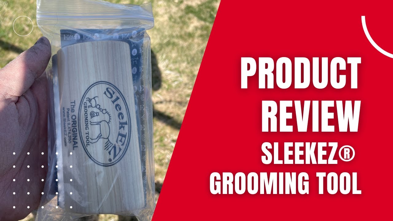 Horse Shedding Tool SleekEz Grooming Tool Product Review YouTube