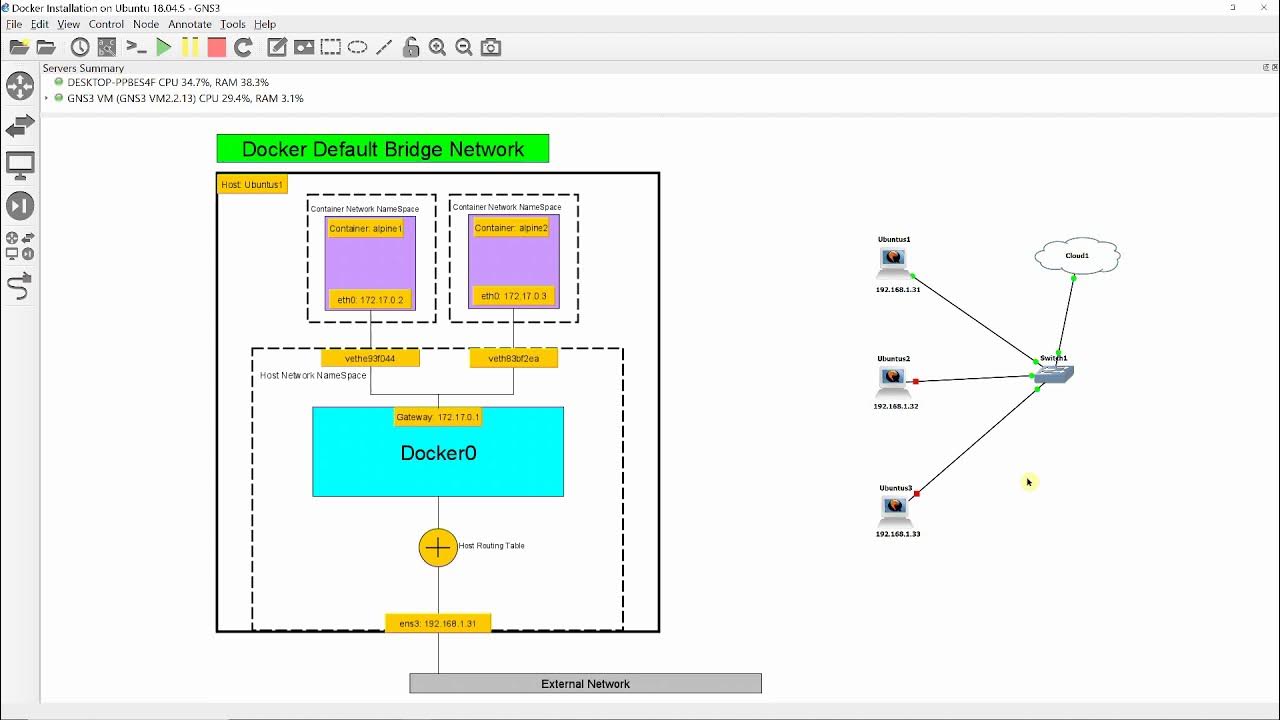 Understanding Docker Default Bridge Network Interfaces YouTube