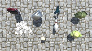 Interactive floor Choose edible