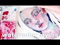 Watercolor Tips // layering - ad