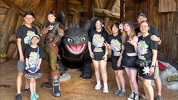 Meeting Toothless & Hiccup at Epic Universe | How to Train Your Dragon Meet & Greet 7/15/25