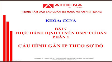 Bài 7 - THỰC HÀNH ĐỊNH TUYẾN OSPF CƠ BẢN - P1 _ CẤU HÌNH GẮN IP