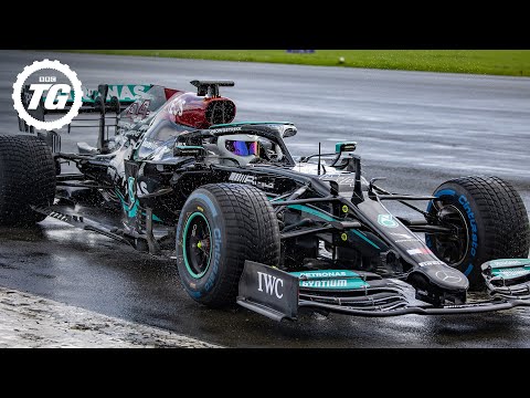 Drag Race: Formula E vs WRC vs Formula One... in the wet! | Top Gear Christmas Special | Top Gear