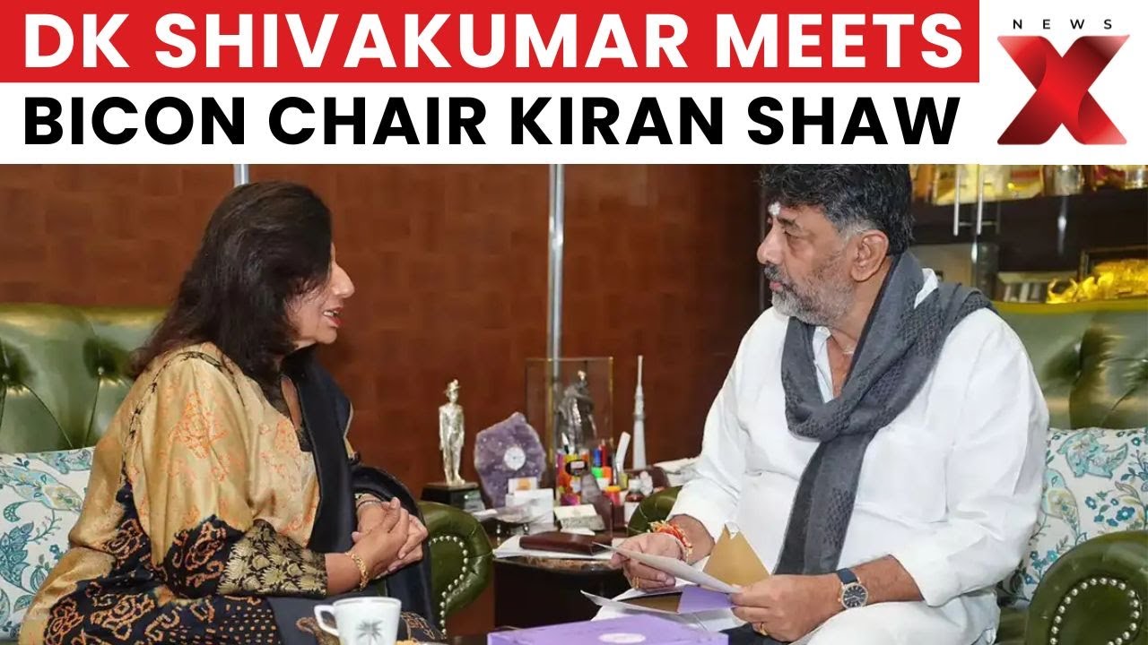 Bengaluru Growth Talks: DK Shivakumar Hosts Biocon Chair Kiran Mazumdar Shaw | NewsX