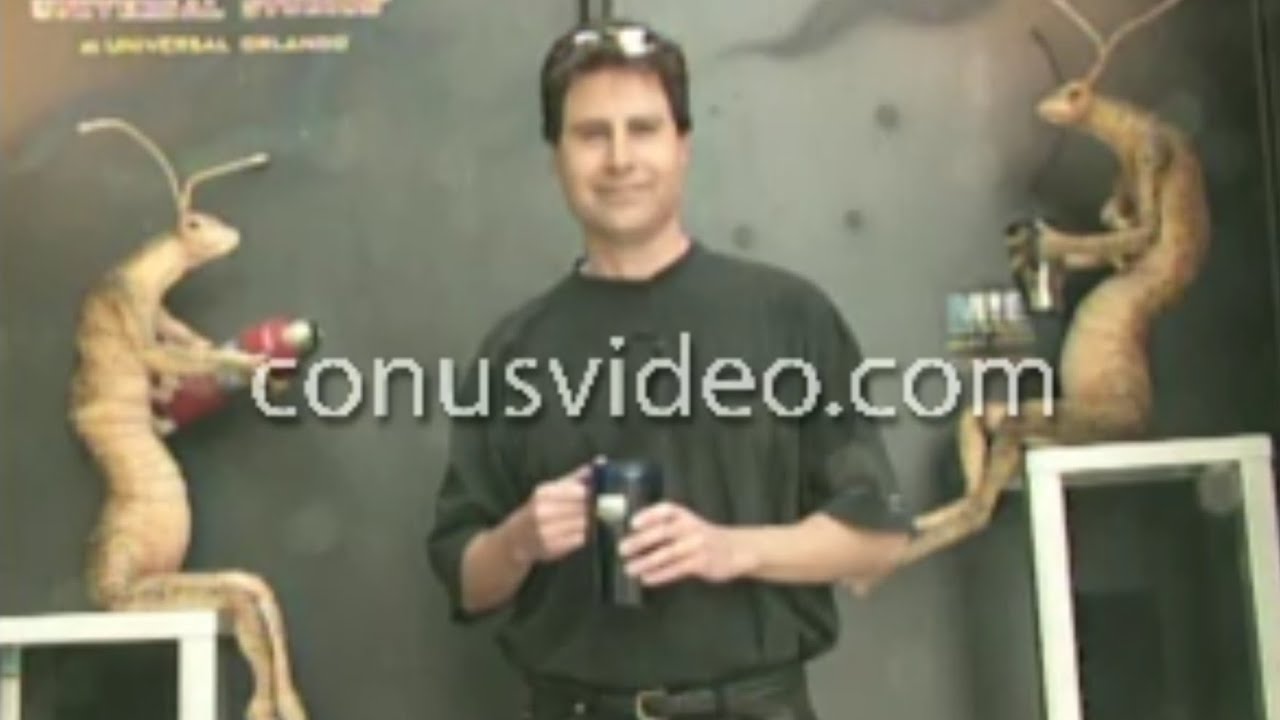 Men In Black Alien Attack Recruiting Vehicle News Coverage Universal Studios (2000)