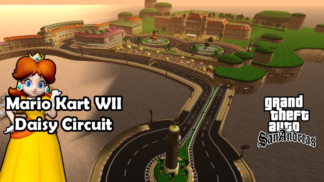 Gta Sa Daisy Circuit Mario Kart Wii Youtube