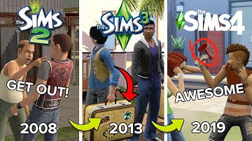Sims 2 vs Sims 3 vs Sims 4 - Roommates Logic