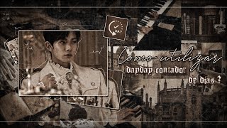 ◟ 𑁍 🕰  :   Como utilizar DAY DAY contador de días para fechas especiales !  ┈  Made by Sunrelly screenshot 2