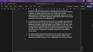 Assignment 7 Hash Questions