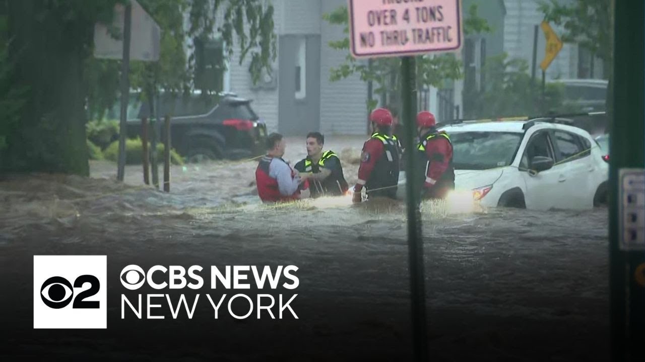 Major flash flooding in New York City area | Team Coverage - YouTube