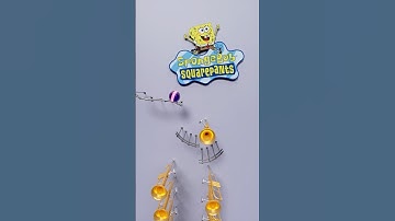 Plays Spongebob Theme with musical instruments！