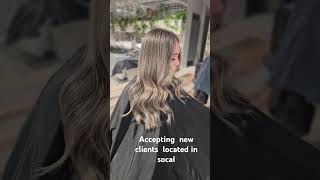 Ashy blonde #music #sabrinacarpenter #asianblonde #balayage #tiktokshort #fyp #socal