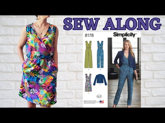 The Printed Jumpsuit  Simplicity 1355 - Adrienne M Nixon