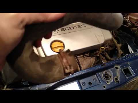 Замена радиатора охлаждения Опель астра g