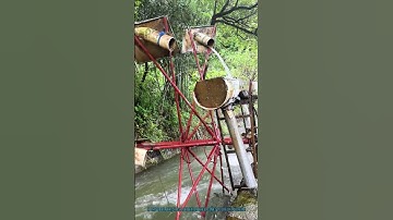 How Does a Water Wheel Work? DIY Waterwheel in Action