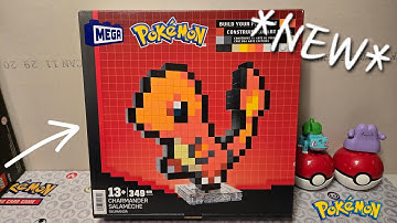 Mega Pokemon Charmander Pixel Art Build
