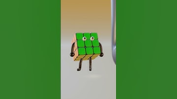 Perfectly Looped Satisfying Cube Character Animation