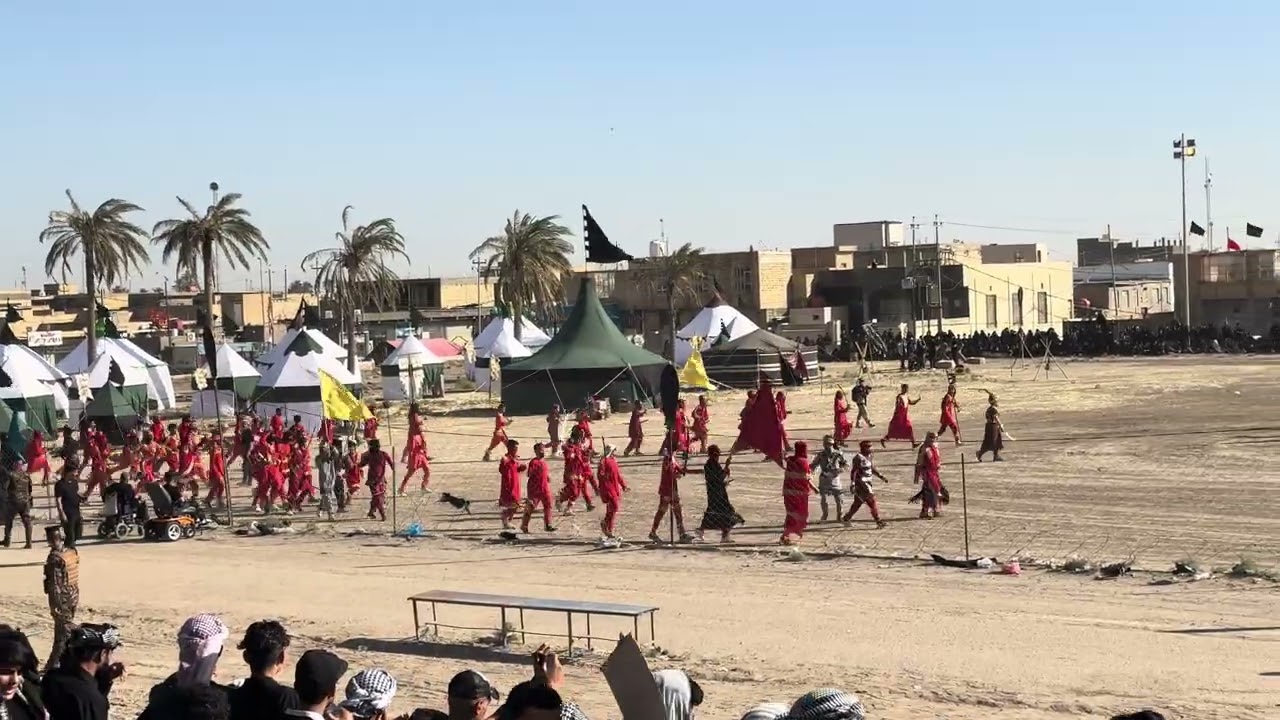 واقعة الطف أهالي الرميثة 2025 دخول جيش عمر ابن سعد الى أرض كربلاء