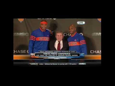 Carmelo Anthony & Chauncey Billups Full NY Knicks ...