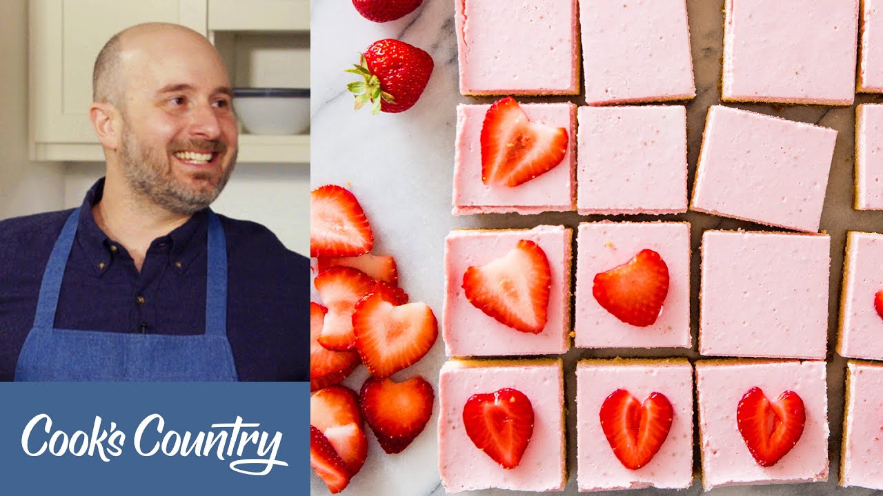 How to Make Strawberry Cheesecake Bars | America