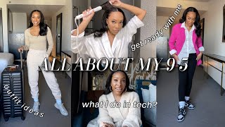 All About My 9-5 (VLOG) | What I Do In Tech, Work Outfit Ideas & My Work-Friendly Makeup Routine