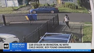 Caught on video: Car stolen with child inside