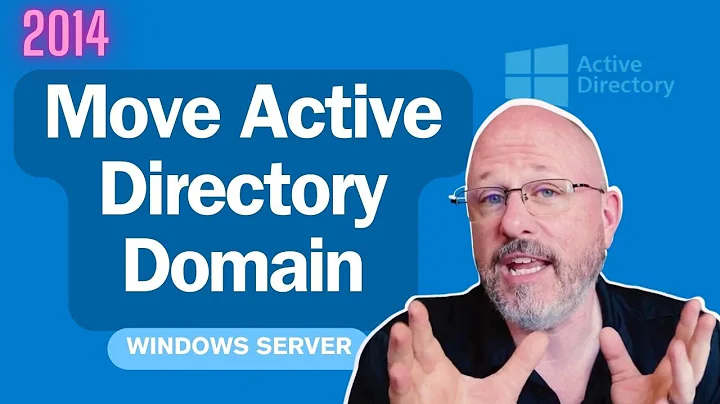 Install & Configure 301 - Move your Active Directory domain to another server